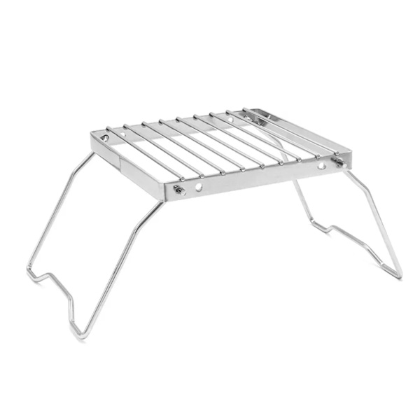 Grillställ utomhus Mini Grill Grilltak Grill Machete Spis Utomhus Rostfritt Stål Spishållare