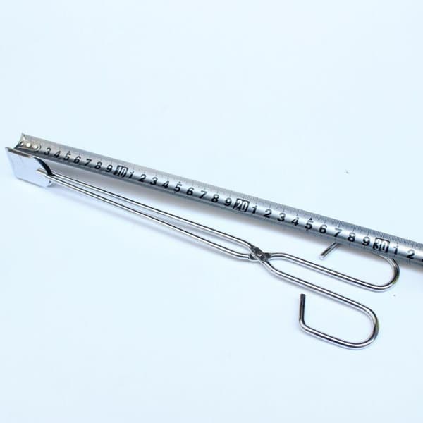Grilltång i rostfritt stål 36 cm.