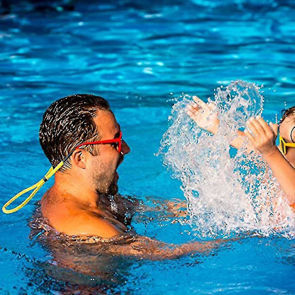 10mm tykk rund brilletau Dacron hekle flytende brille med svampkjerne surfing snorkling fridykking lungeslynge