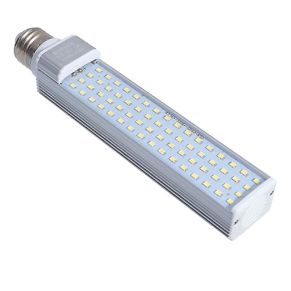 Kreativ LED Akvarium Kryds Stik Majs Lampe Vandplante Belysning (e27 Lampholder Transparent Hætte Hvidt Lys 13w)