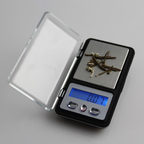 Lommevekt Mini Elektronisk Digital Gram Vektskål 0,01g Gull