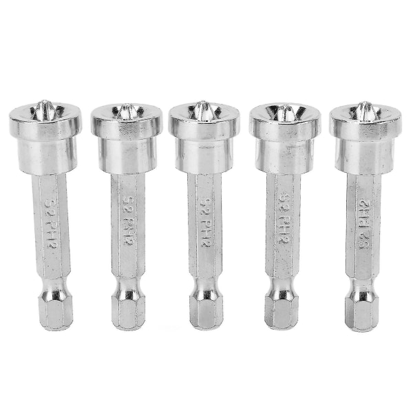 Magnetic Screwdriver Bit 50mm Chrome Vanadium Steel Rustproof Hex Shank Positioning Bit for Power Tool