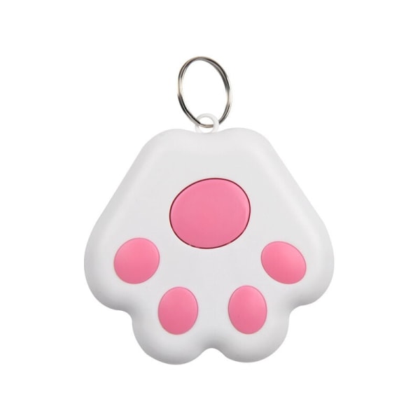 GPS-tracker, GPS Mini Tracking Locator, Bärbar Bluetooth Intelligent Anti-lost Wireless Device Finder Barn Resväska Husdjur Set-Rosa