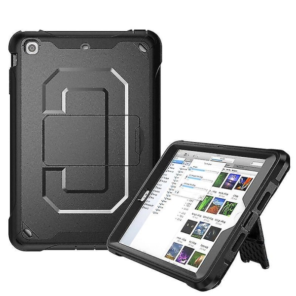 Blank yta fodral för iPad Mini 1/2/3 med justerbart stativ, bikakevärmeavledning design, fullständigt skyddande fodral