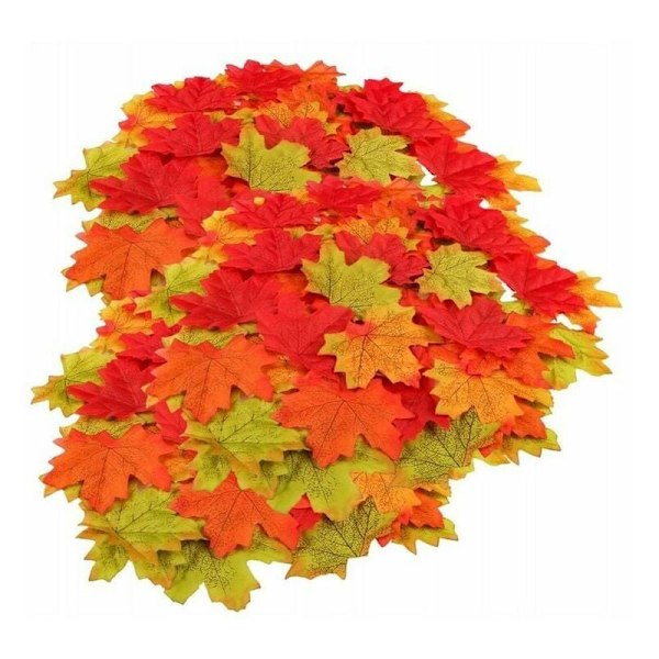 Fake Autumn Maple Leaves, 1000 olika sorters konstgjorda lönnlöv