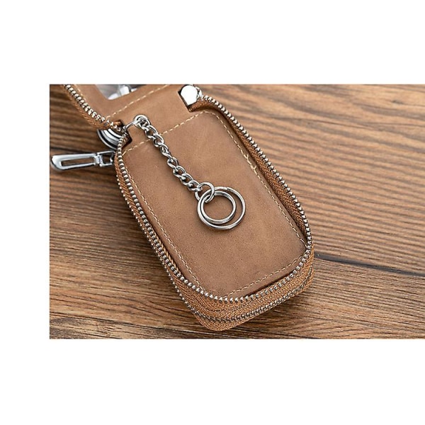 Naiset Miehet Aitoa nahkaa avainpussikotelo Auton avaimenperäkotelon cover case Avaimen nahkainen lompakkolaukku