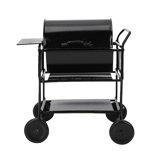 Dukkehus Tilbehør Mini Grill Stativ Håndkærre Køkken Simulation Ornament 1:12