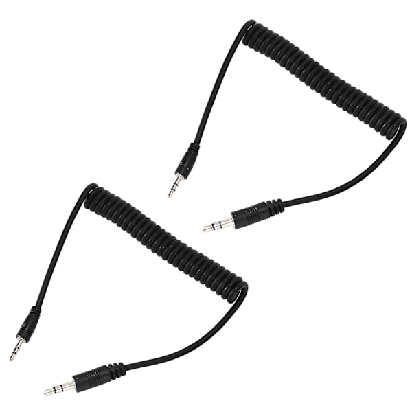 2 stk. 3,5 mm til han flash C1 synkroniseringskabel 3,5 mm c1 flash trigger spolekabel til Eos 70d kamera