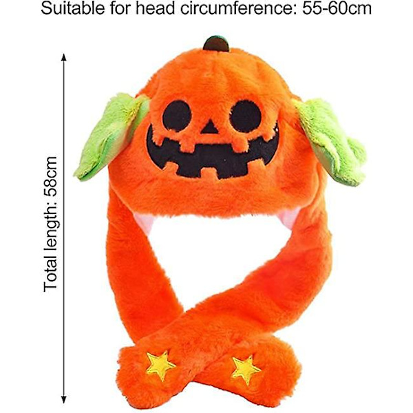 Söpö hattu, jossa on lyövät korvat, pehmolelut, eläinten cosplay-hattu, Halloween, pääsiäinen, joulujuhlat, pukeutumislomahatut