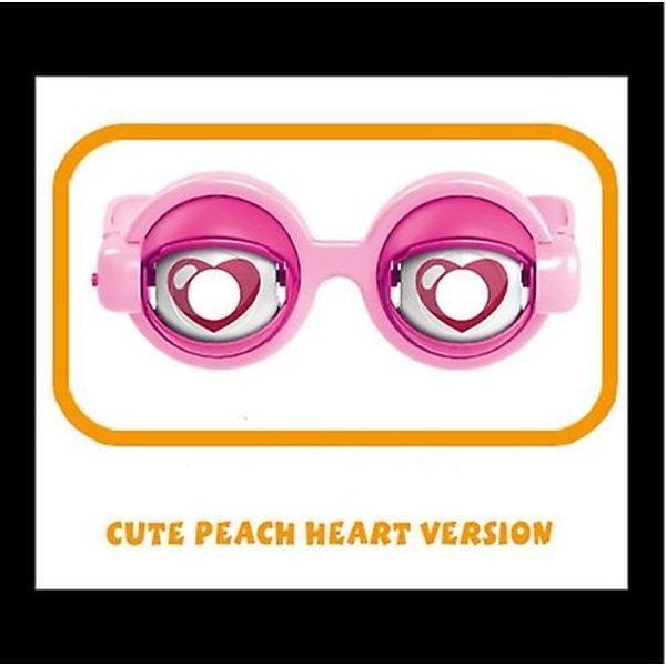 Spratt Crazy Eyes Trickery Kreativitet Roliga Glasögon Leksaker Roliga Blink Trickery Leksaker（Lovely Peach heart version）