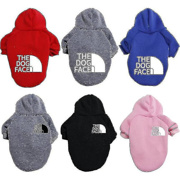 Designer Pet Dog Clothes Sweater, Four Seasons Medium And Large Dog Hoodie The Dog Face Labrador Fre