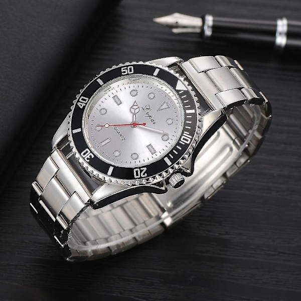 Lvpai Casual Quartz Steel Belt Watch Analog Wrist Watch