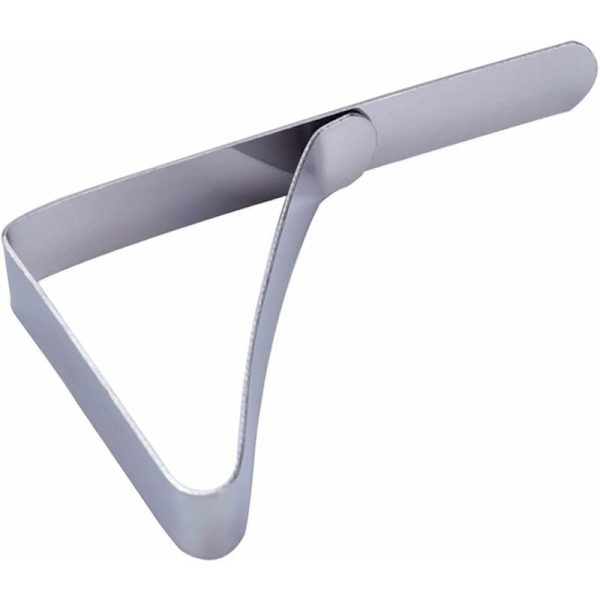 Bordsduksklämma Bordsduksklämma 12-pack Bordsduksklämmor för hem, matsal och picknick (Silver)