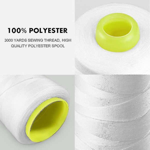 3000 meter sytråd polyester spole för handsyning