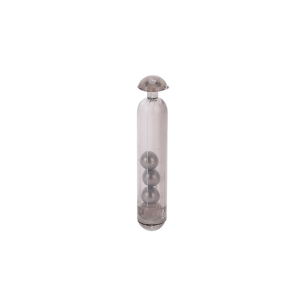 Fiskedrag Rattles Insert Tube Rattles Shake Attract Fly Plast Fiske Ljud Bar Transparent Svart