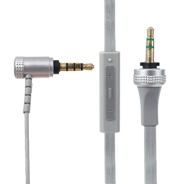 Ersättningsljuduppgraderingskabel för Sony Mdr X10 Xb920 Xb910 hörlurar（Grå）
