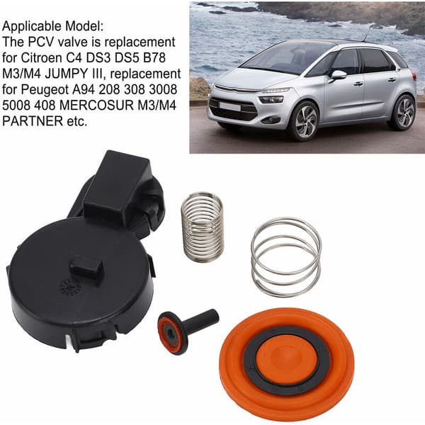 5 st PCV-ventilmembran 9688939180 ersättning för Citroen C4 DS3 DS5 B78 M3 M4 JUMPY III
