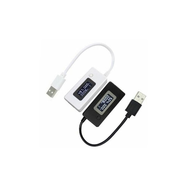 DRIVE - OTXPYV Voltmeter USB-spänningsdisplay med retrobelysning Svart (1 st)