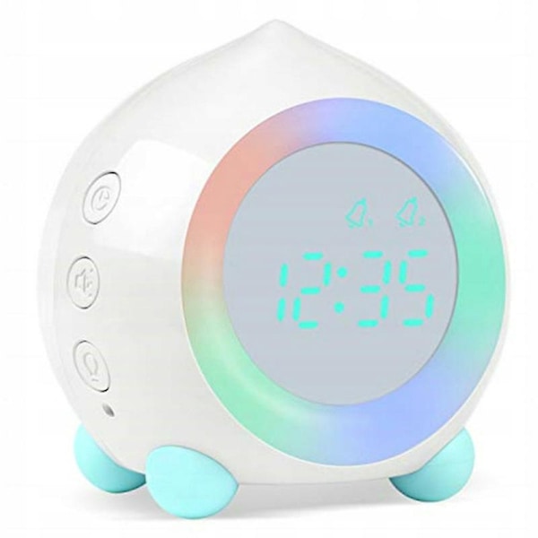 Elektronisk klocka väckarklocka Bluetooth 7 färger