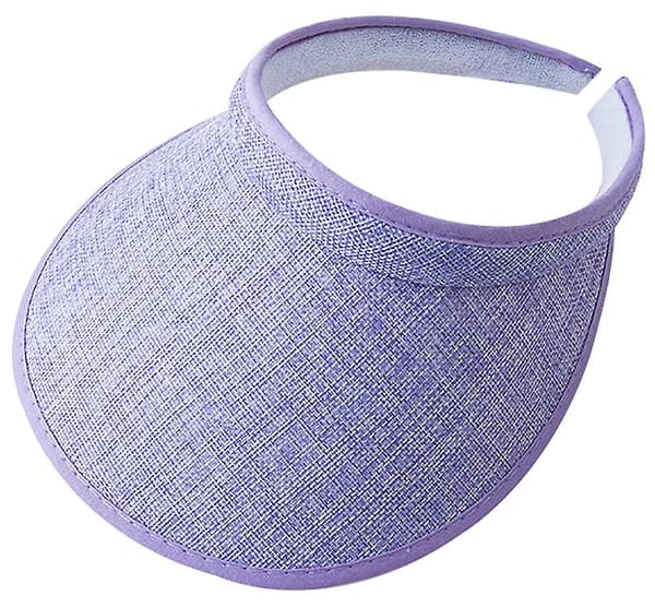 Kvinnors Clip On Sol Visor Hat Bred Brätte Sommar Str