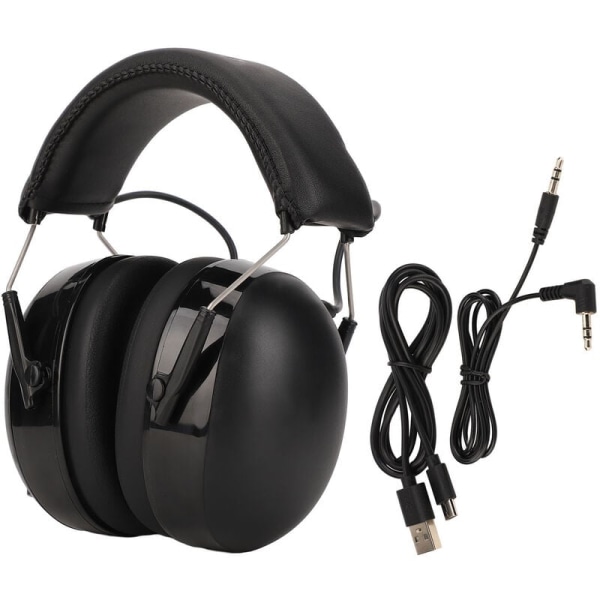 Hörselskyddshörlurar, Bluetooth 5.0, brusreducering, multifunktionella elektroniska hörlurar för klippning