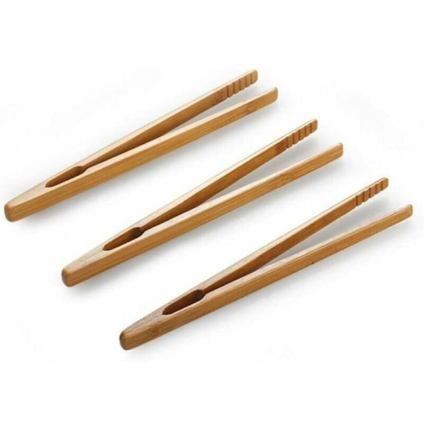 BF 12-pack bambu-toasttänger, bambukökstänger, köksredskap, socker, bambusallad, Kongfu-tetänger