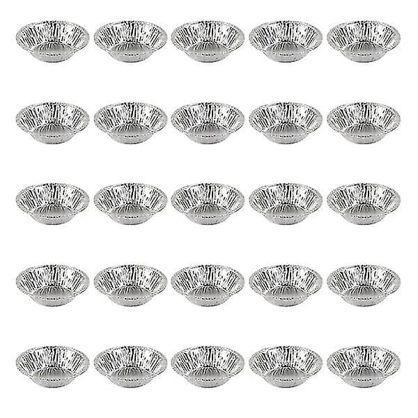 250 st engångsformar för äggtartletter, miniformbrödsformar, bakformar (7 cm)