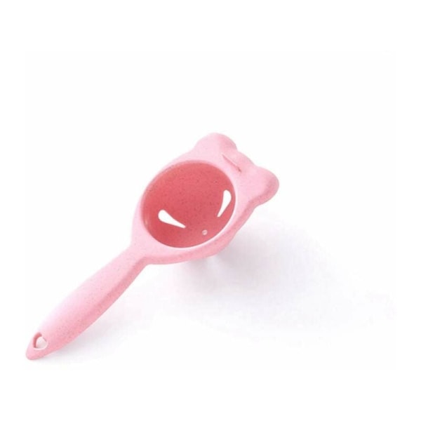 Vetehalm Äggula Vit Separator Delare Sil Nät Praktiskt Kök Matlagning Bakverktyg (Rosa)