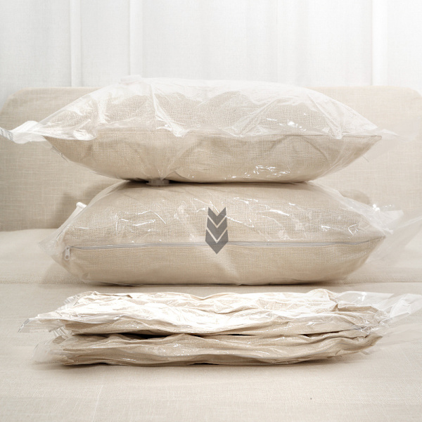 5-pack hållbara vakuumförvaringspåsar för täcken och kläder 70*90cm