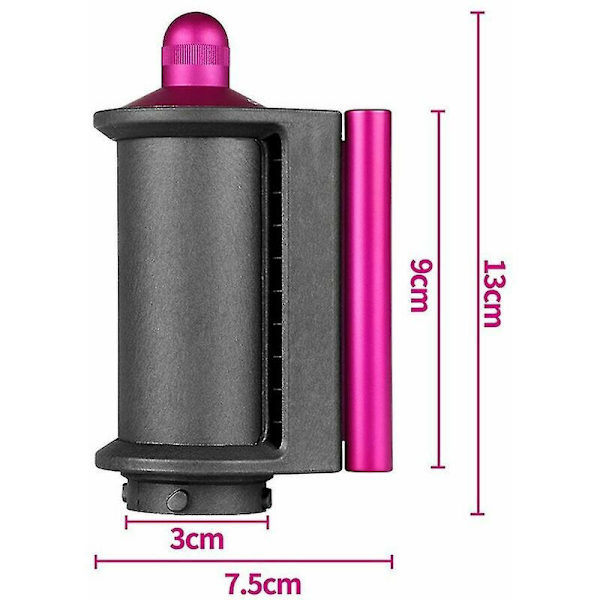 För Airwrap Hs01/hs05 stöldskyddsmunstycke Ros Röd