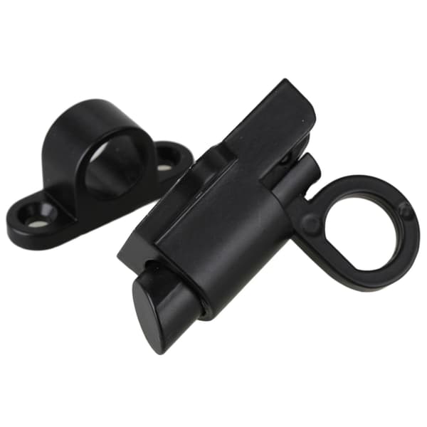 Svart aluminiumlegering bolt hasp & stiftlås