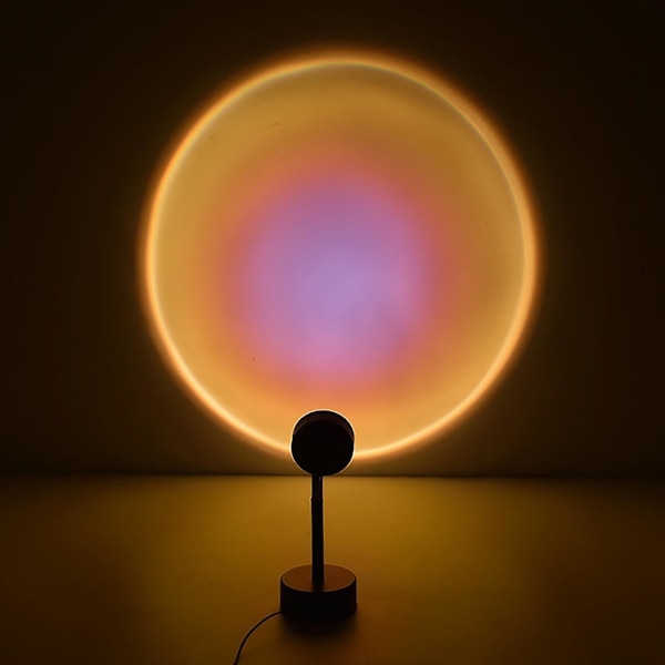 2023 - 180 graders rotasjon solprojeksjonslampe for hjemmefest USB-musikkspiller stjernenattlys romantisk projeksjonslampe gaver