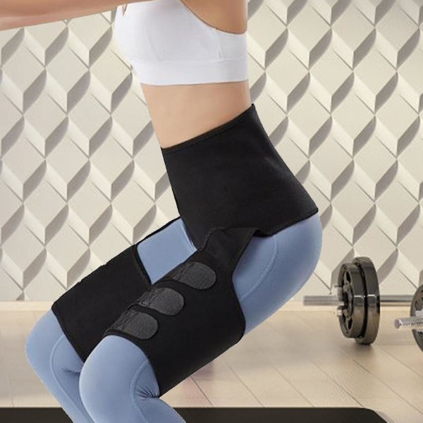 3 i 1 midja och lår tränare hamstring kompression ärm för höftstöd kompression ärm stöd April 4.16（2XL）