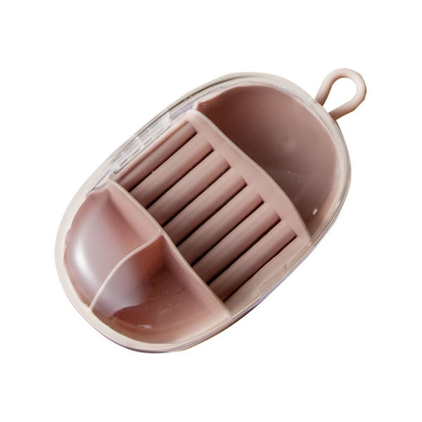 Smyckeshållare, smyckesförvaringslåda, resesmyckeskrin, rosa