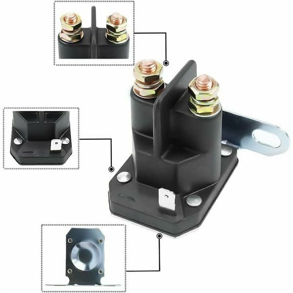 812-1211-211 12V Startrelä Solenoidventil 3 Terminaler
