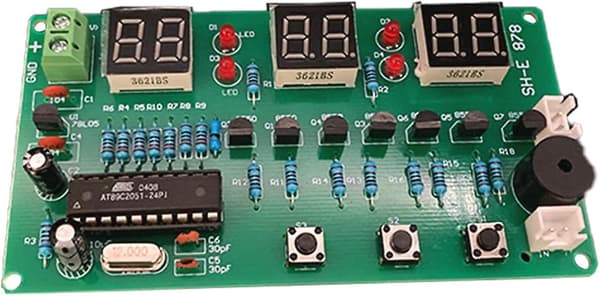 DIY-sæt AT89C2051 elektronisk ur 6 bits digitalt rør LED-display-sæt