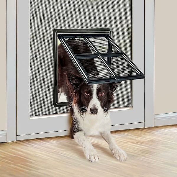 Dörröppnande kattlucka för skärm - Stor, 12\" x 16\".