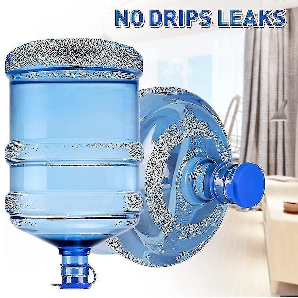 5 Gallon Vattenkanna Lock, Återanvändbar Silikonlock Med Hängande Loop Läckage, Spill Proof Resistent Ersättning