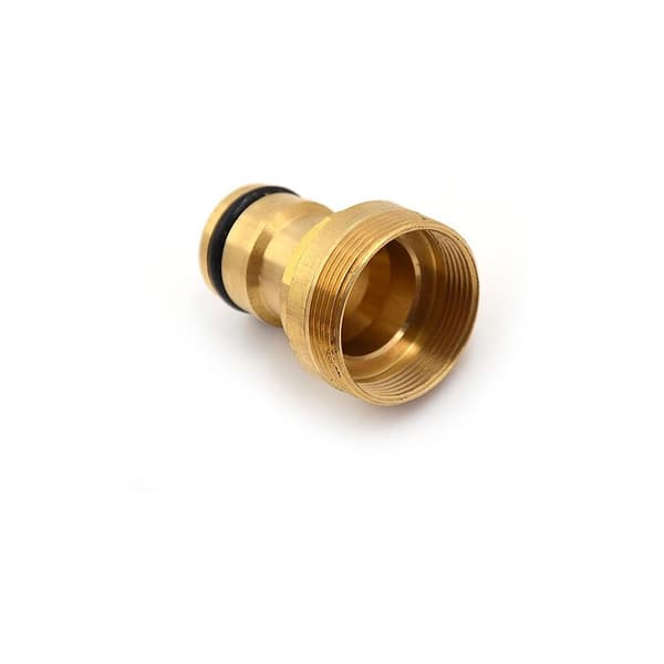 1 st mässinghane snabbkoppling adapter trädgård vattenslang krankoppling