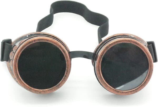 Goggles Steampunk Svetsning Gotisk Cosplay (Koppar)