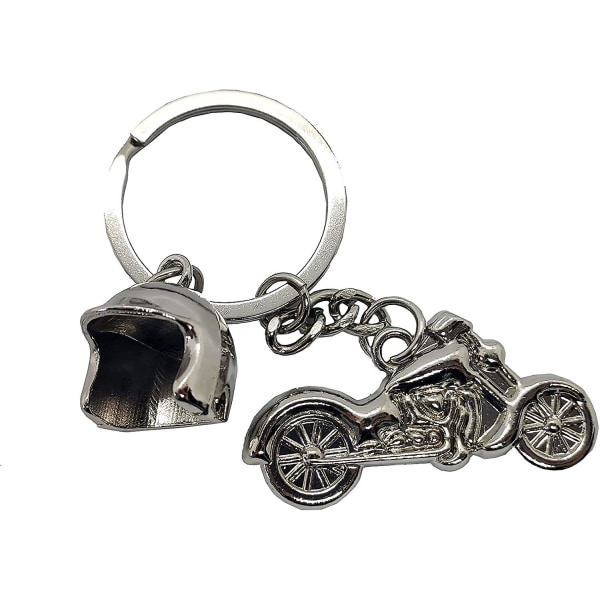 Motorcycle keychain, stylish and creative metal motorcycle