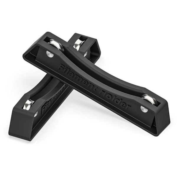 3D-skrivarfilamenthållare förbrukningsställ förbrukningshållare för 3D-utskriftsmaterialhållare bricka svart 2-pack