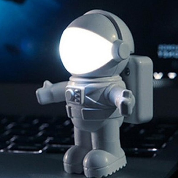 Astronautti LED-yövalo USB-tietokonepöytälamppu