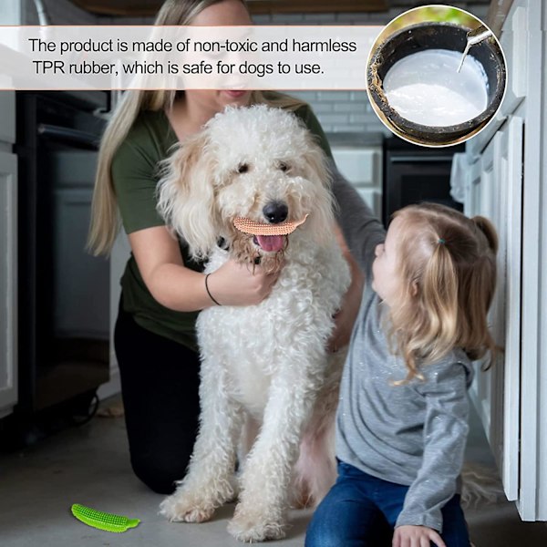 Oförstörbar hund leksak, interaktiv hund leksak, ultra-hållbar naturlig gummi valp tuggleksak, tuggleksaker för små och medelstora hundar(2pcs)