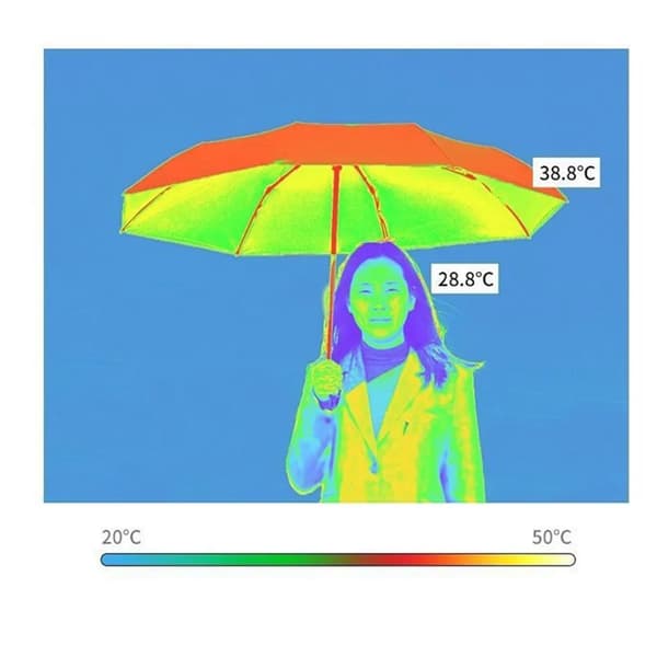 Mini Ultralight Paraply Solficka Paraply 5 Fällbart Parasol Paraplyer Anti-UV Solskydd (Vit)