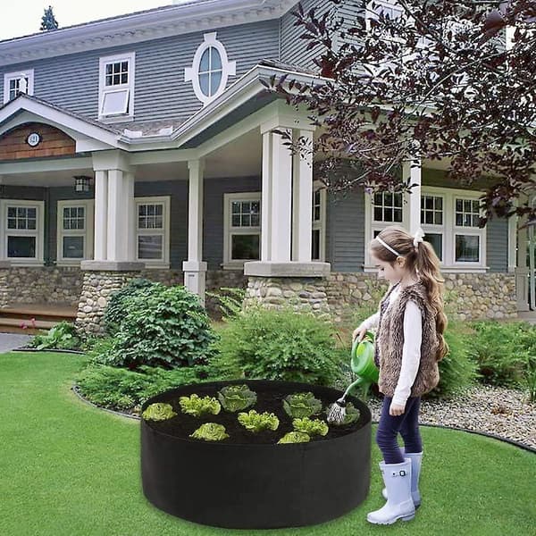 Planteringsväska - 5 st 7 gallon odlade väskor i non-woven tyg för potatisgrönsaker