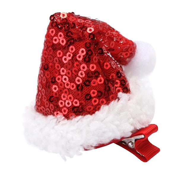 Jultomtehatt Hårklämma Jultomtehatt Huvudbonad Jultomtefest Jultomtekostym