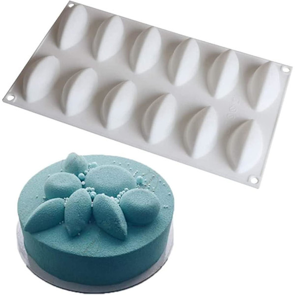 Quenelle silikoneforme Havskaller Kageform Quenelle form Form Fransk dessert