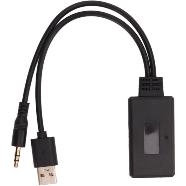 Universal Bluetooth 5.0-mottagare Bilstereoljudadapter USB Aux-kabel för bil