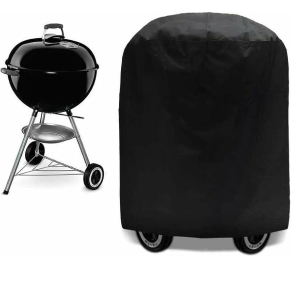 BF BBQ-skydd Grillskydd Anti-UV/Anti-Vatten/Anti-Fukt Vattentät Utomhusgrill Svart för Weber Holland Triomphe 70x70cm